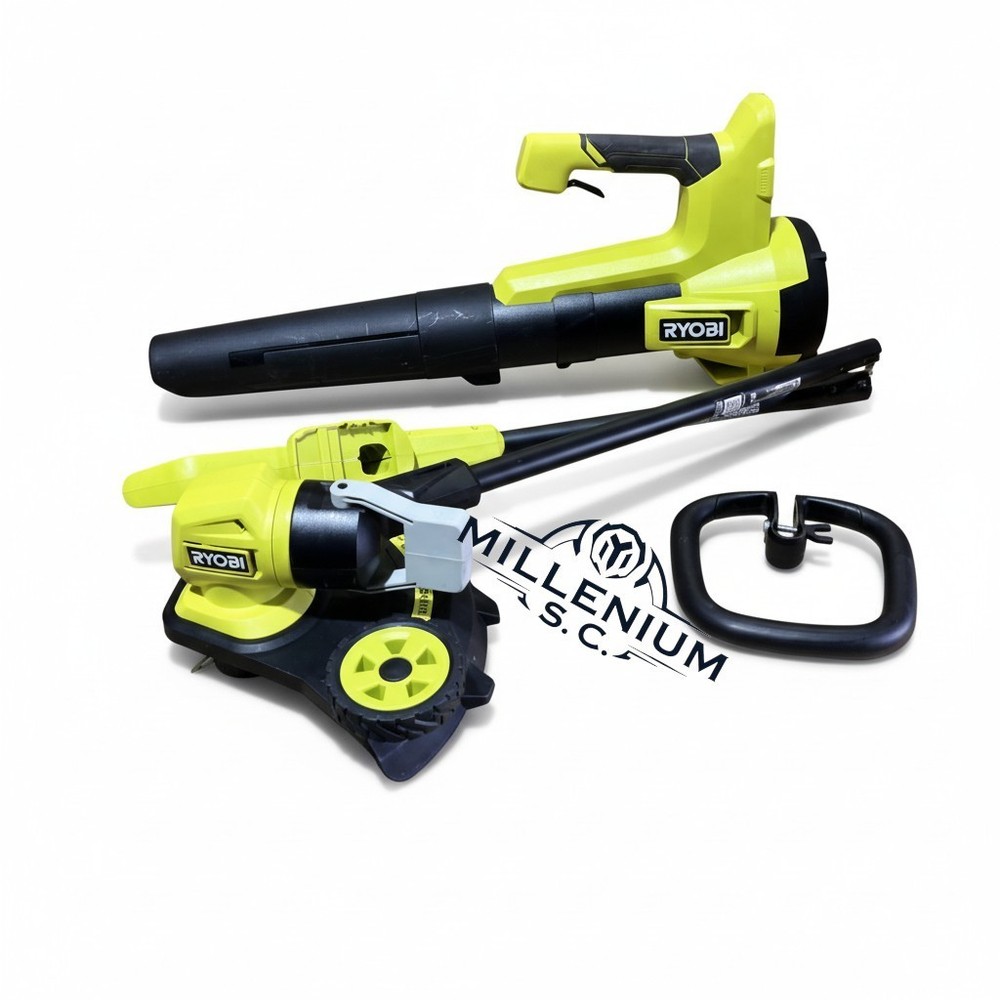 RYOBI 18V ONE+ Cordless String Trimmer & Jet Fan Blower Combo Kit - TOOL ONLY