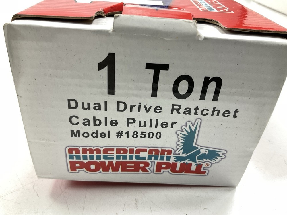 AMERICAN POWER PULL CORP 18500 Cable Puller, 1-Ton