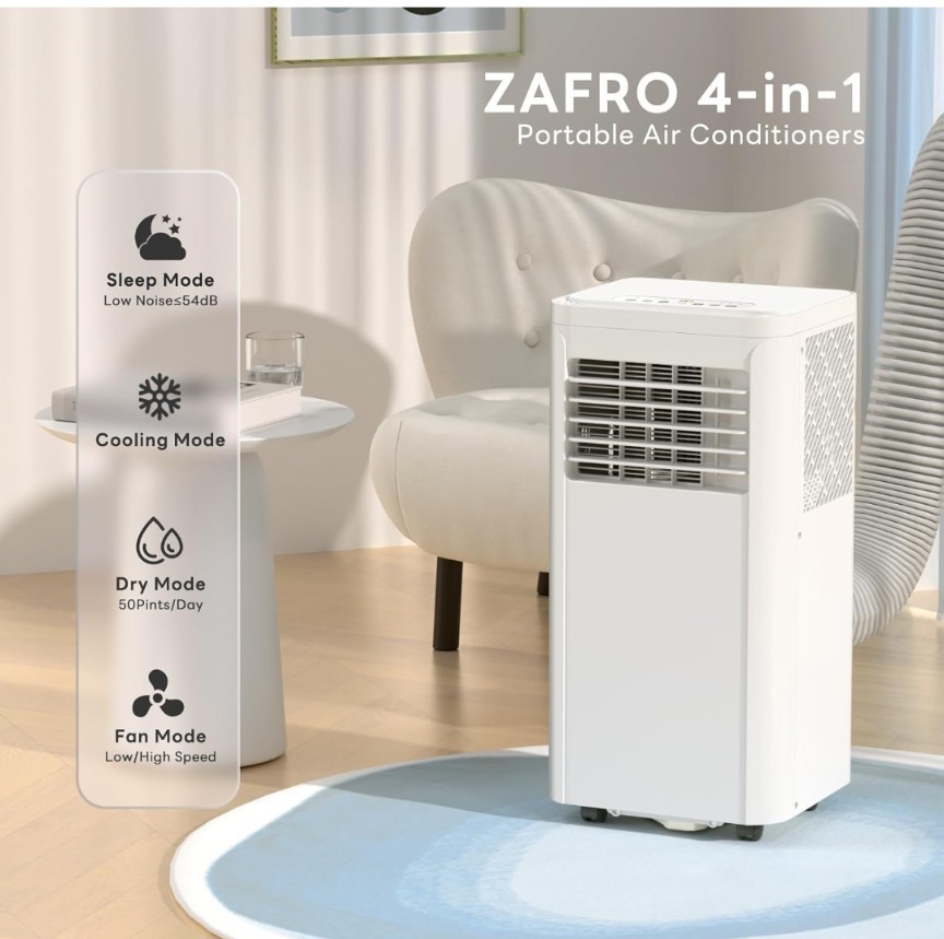 Zafro Portable Air Conditioner With Remote