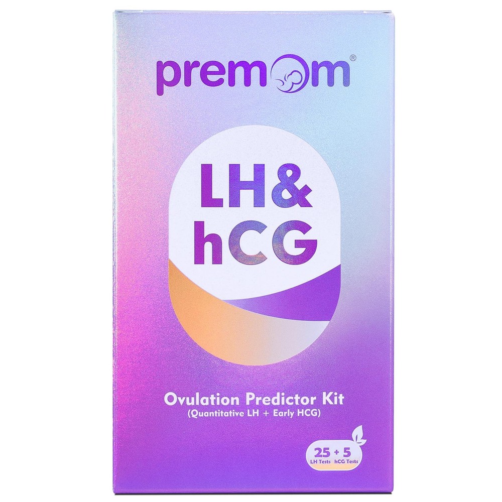 Premom Quantitative Ovulation Predictor Kit: 25 Ovulation & 5 Pregnancy Tests