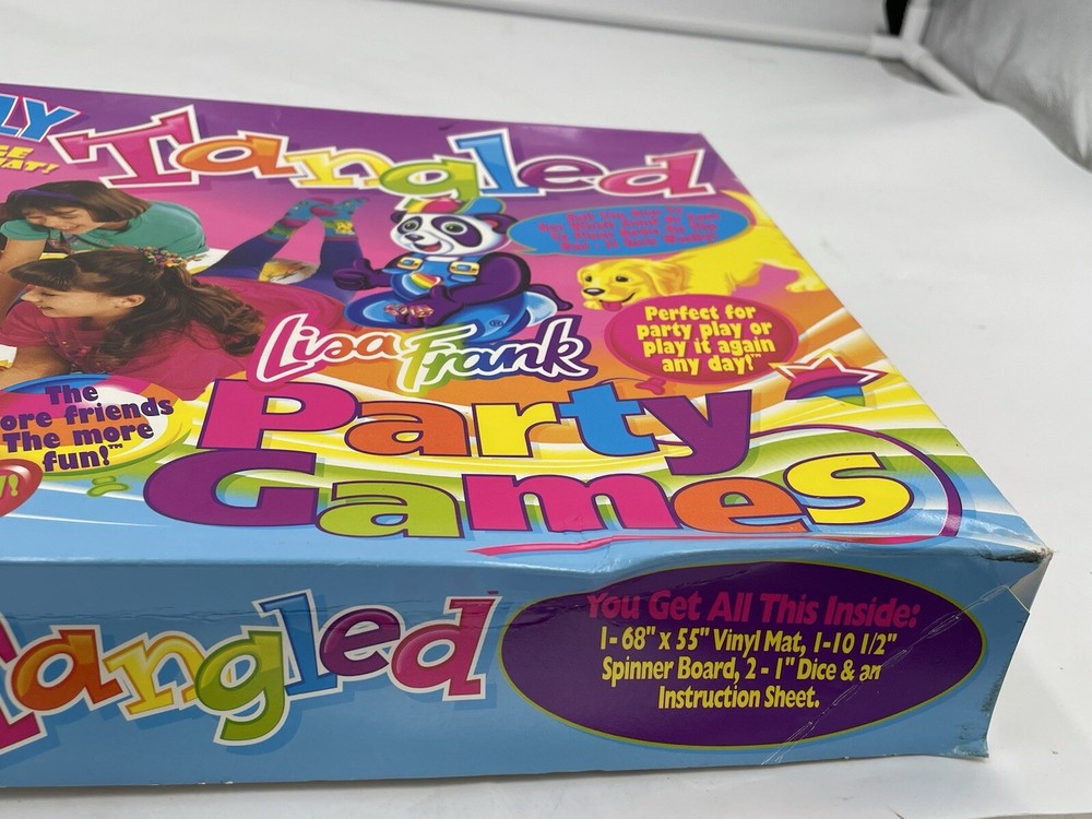 RARE Lisa Frank totally tangled party game