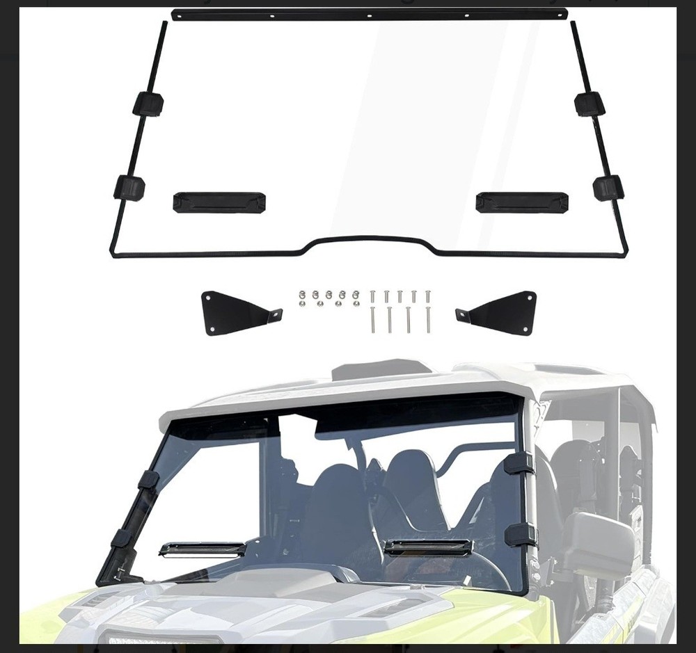 Windshield for RMAX2/ RMAX4 1000, Front Vented Windshield Compatible with Yamaha