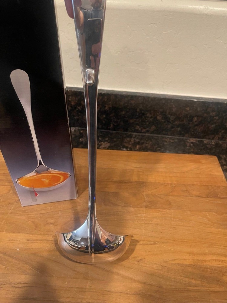13" Beautiful Leonard Silverplated Colonial Style Ladle