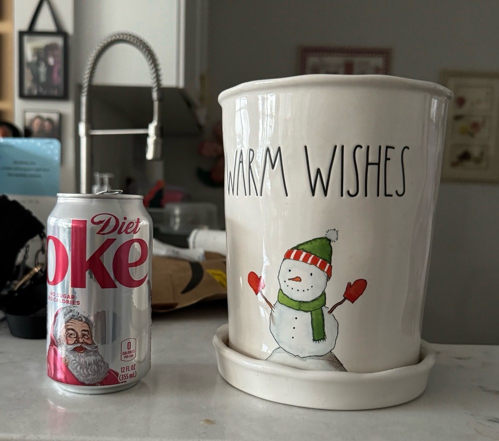 rae dunn christmas planter
