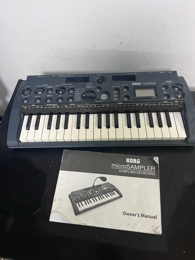 KORG MS1 microSAMPLER SAMPLING KEYBOARD WITH MANUAL Free Shipping