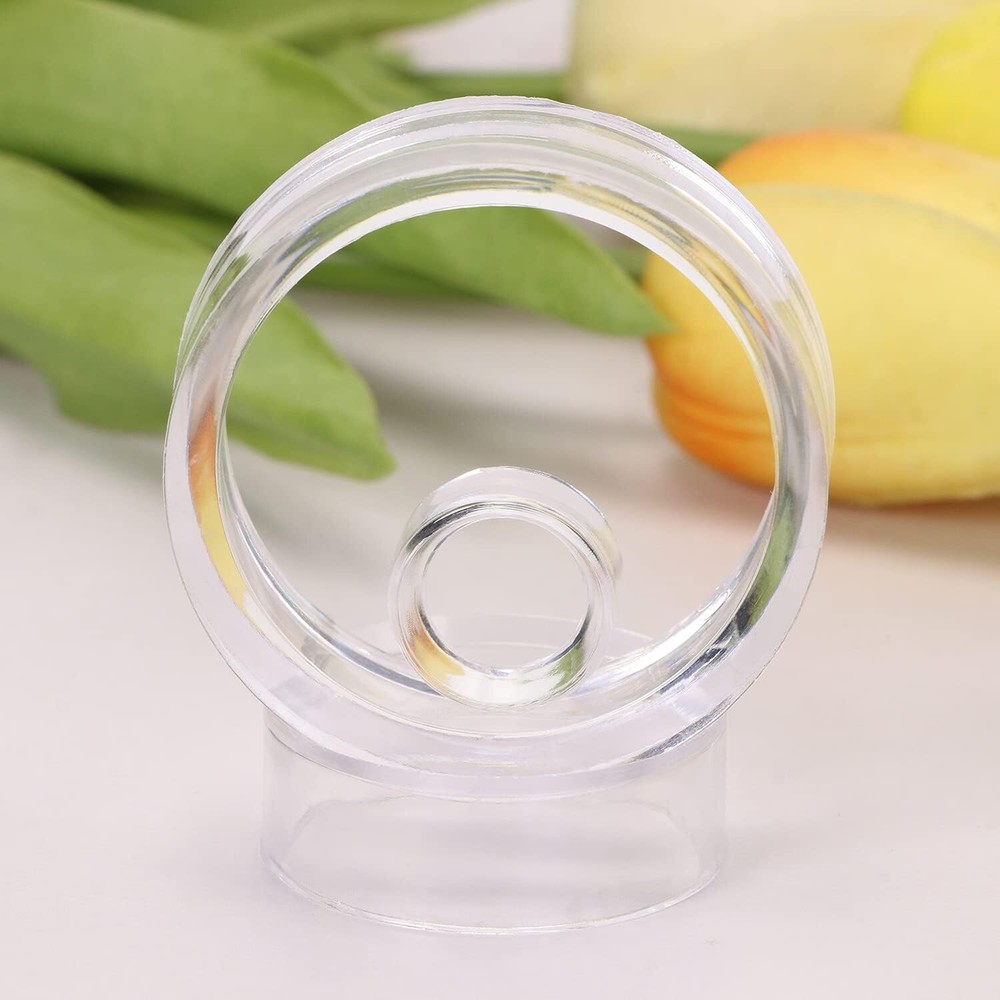 PENTA ANGEL Acrylic Display Stand 12Pcs Clear Large, Medium, Small, clear