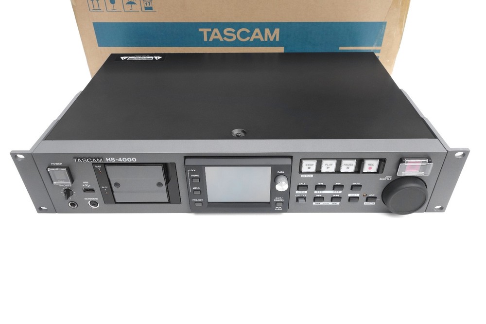 TASCAM HS-4000 2x STEREO SOLID STATE DIGITAL RECORDER/S WITH NETWORK & TIMECODE