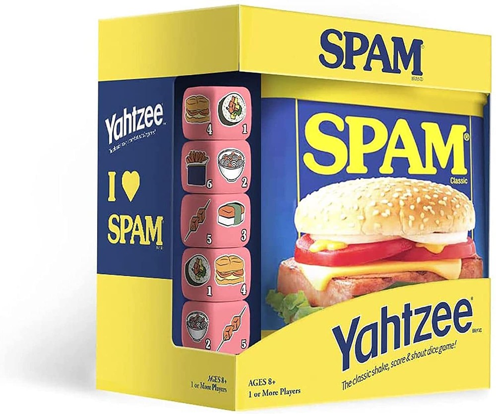YAHTZEE: Spam Edition Dice Game