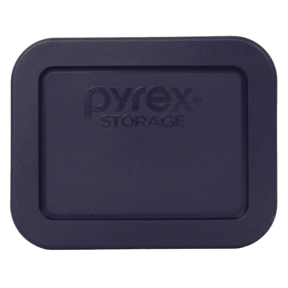 Pyrex 7213-PC Rectangular Blue 1.9 Cup Plastic Storage Lid Cover for Glass Dish