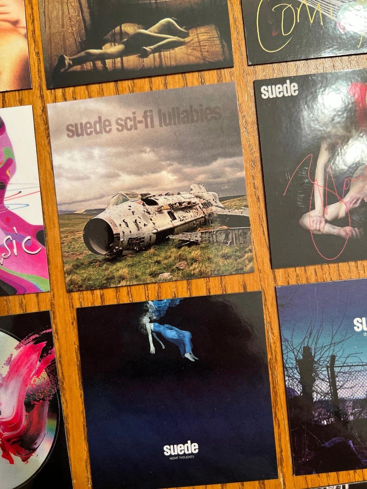 Suede fridge magnets