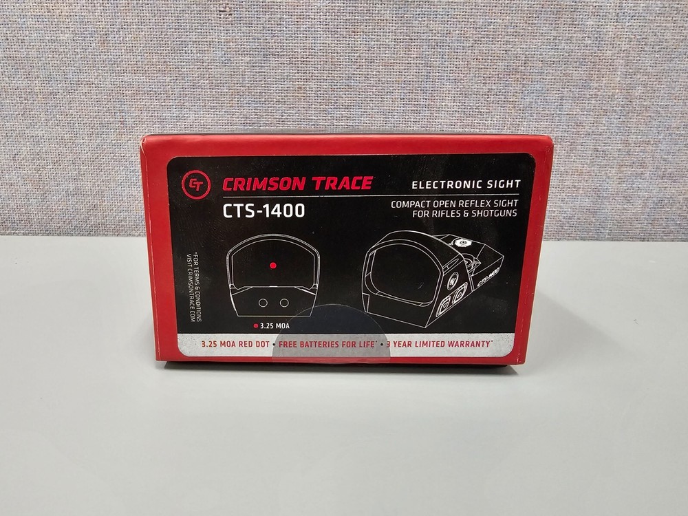 Crimson Trace 3.25 MOA Compact Open Reflex Sight (OD-CTS-1400)