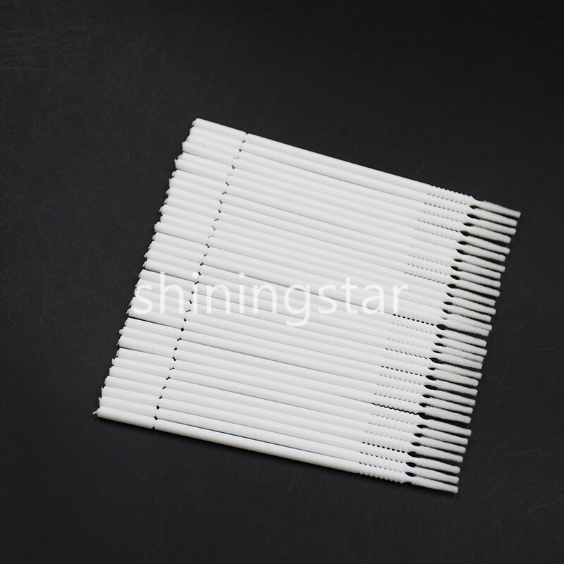 100x White Dental Disposable Micro Brush Bendable Applicator Tips Long Cylinder
