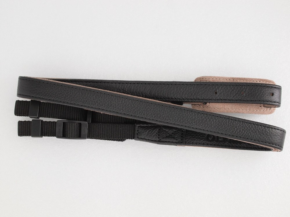 Olympus CSS-S109LL Leather Neck Strap - Black