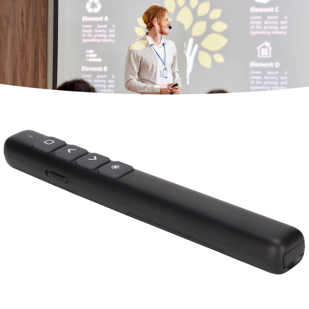 Presentation Clicker Integrated Magnetic Design Ergonomic Stable Remote Control❀