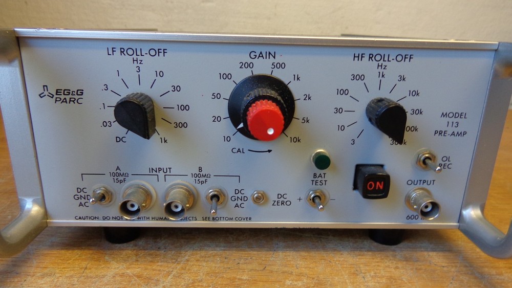 EG&G PARC MODEL 113 PAR Pre-Amp Amplifier