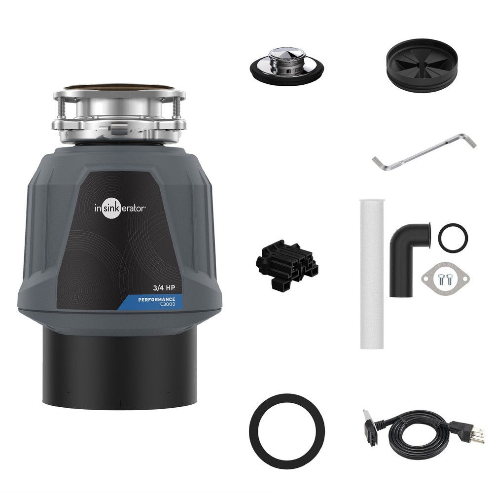 InSinkErator C3000 Performance 0.75HP Quiet Garbage Disposer