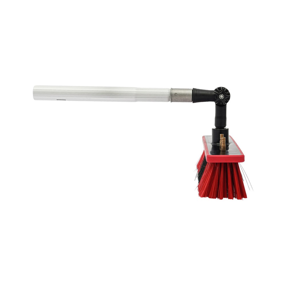 Extendable Window Solar Panel Cleaning Telescopic Pole Water Fed Brush Washer