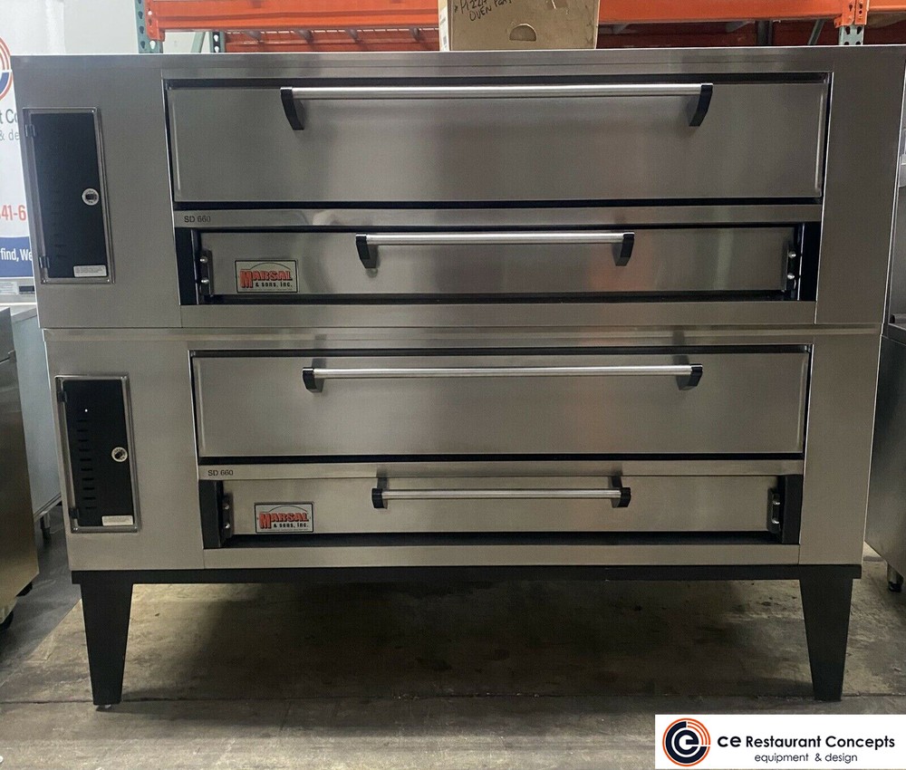 Marsal SD660 Double Deck Gas Pizza Oven