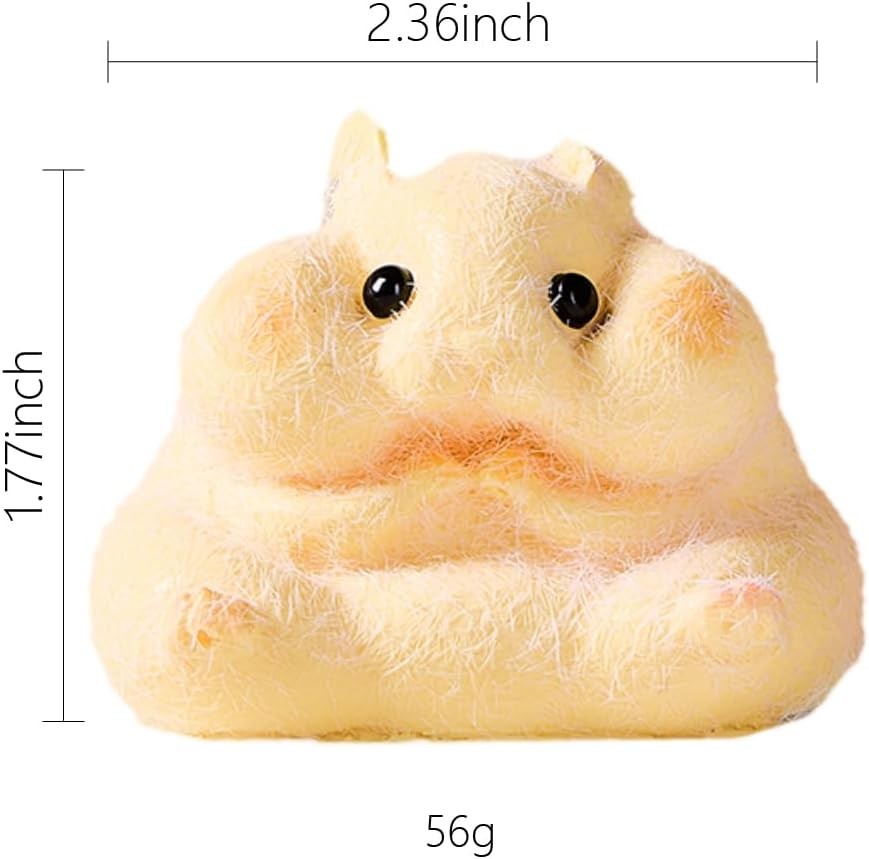Cute Soft Hamster Squishy Toy: Stress Relief Squeeze Gift
