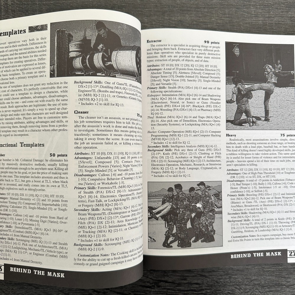 GURPS Covert Ops Steve Jackson Games RPG Softcover Book