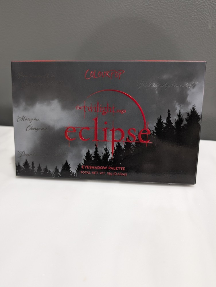 *NEW* The Twilight Saga: Eclipse x ColourPop Eyeshadow Make Up Palette SEALED