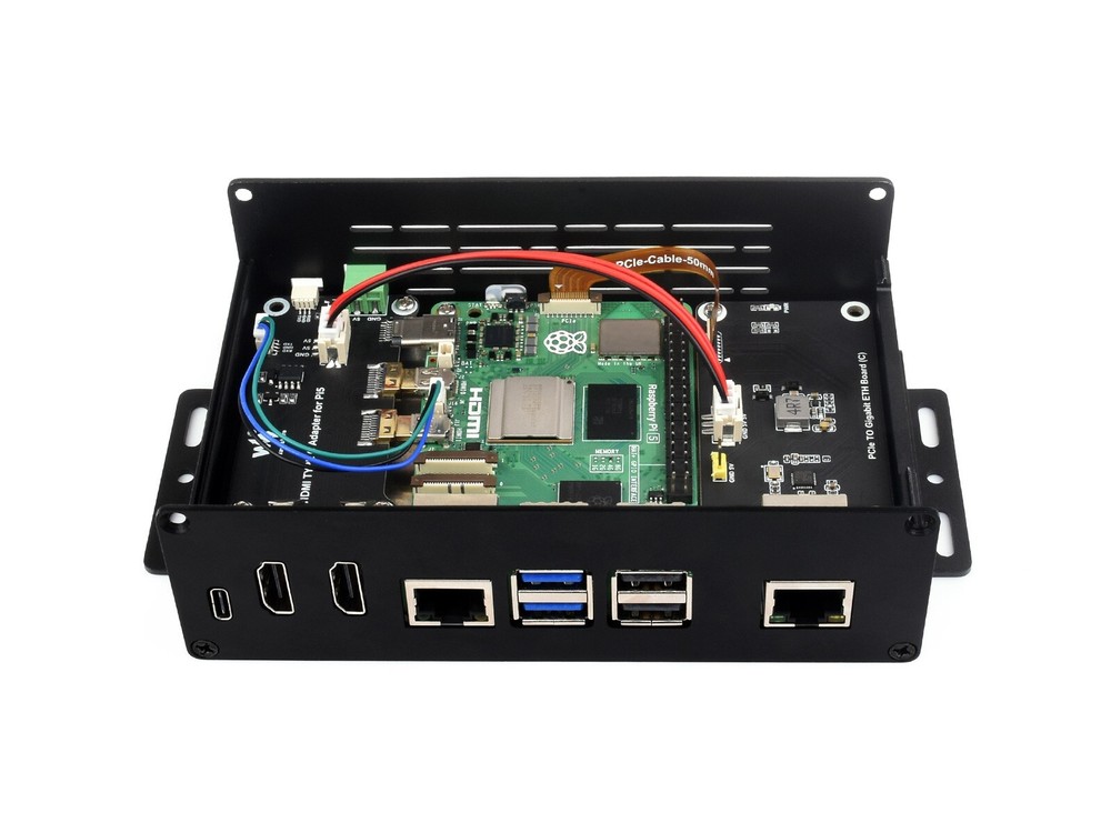 Waveshare Multi-functional All-in-one Mini-Computer Kit for Raspberry Pi 5