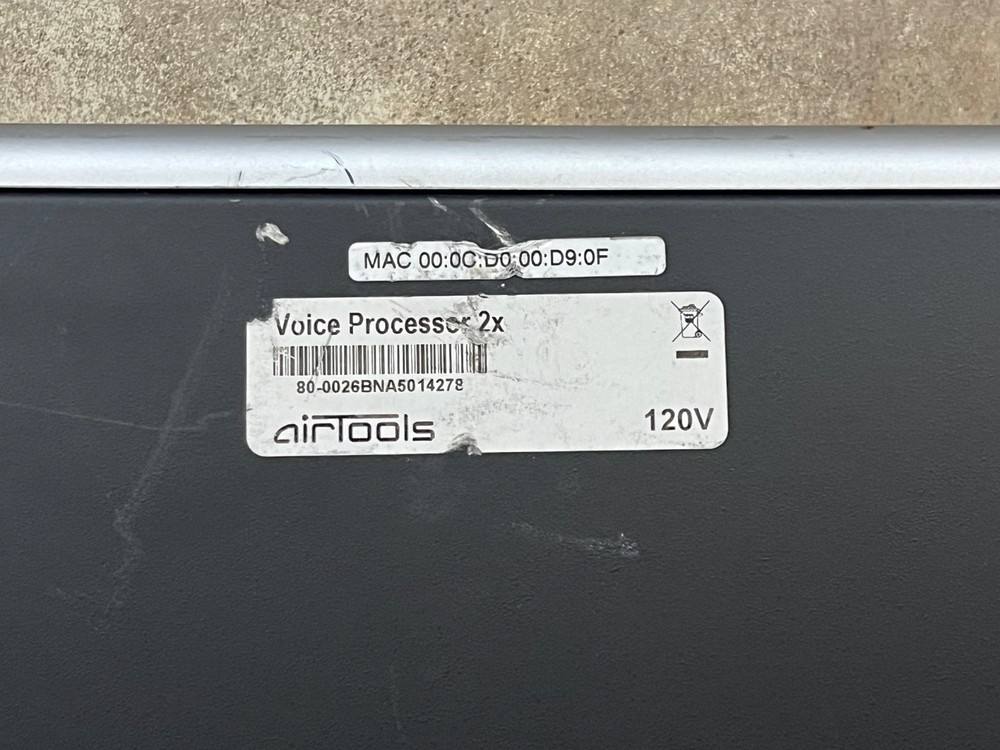 Airtools Symetrix 2X Mic Processor Dual Digital Voice Amplifier