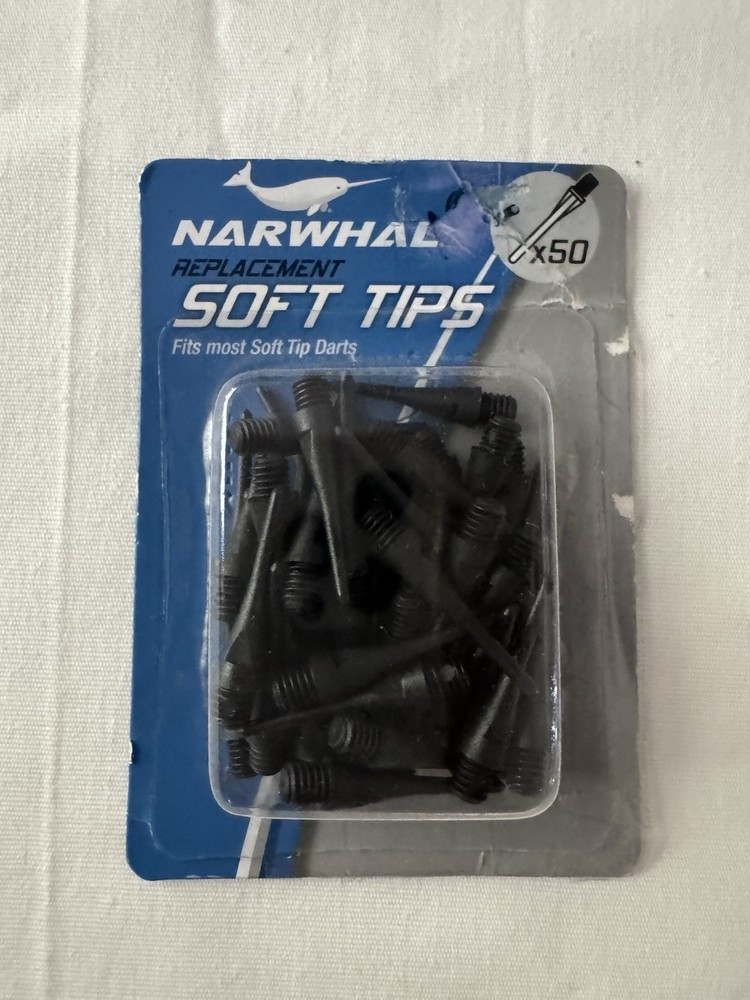 Narwhal Soft Tips Replacement for Darts 50 Counts