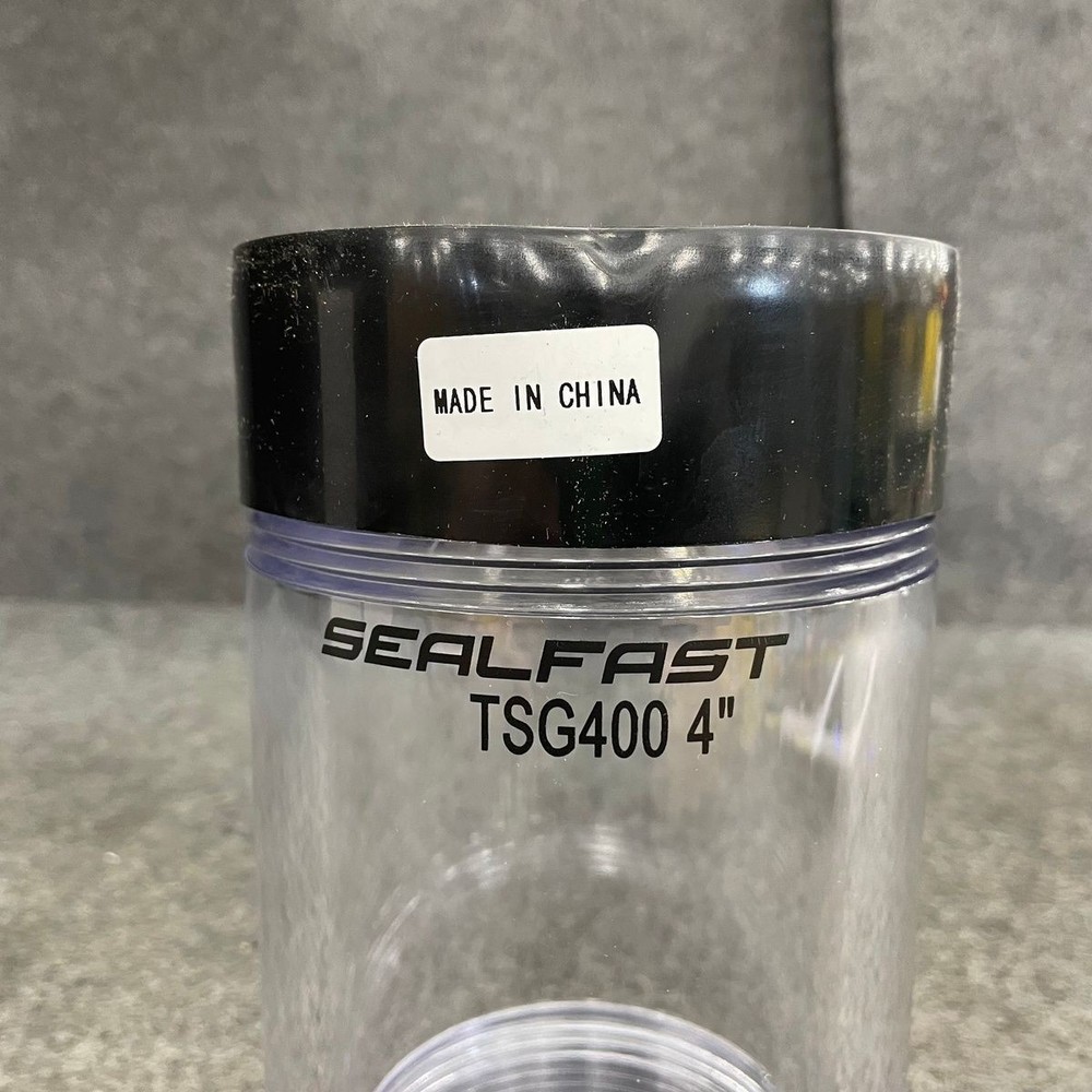 SEAL FAST TSG400 Polycarbonate Sight Glass 4"