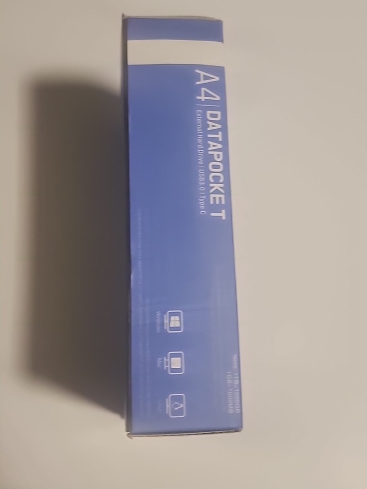 AIolo A4 DataPocket 500GB External Hard Drive USB 3.0 Type-C New