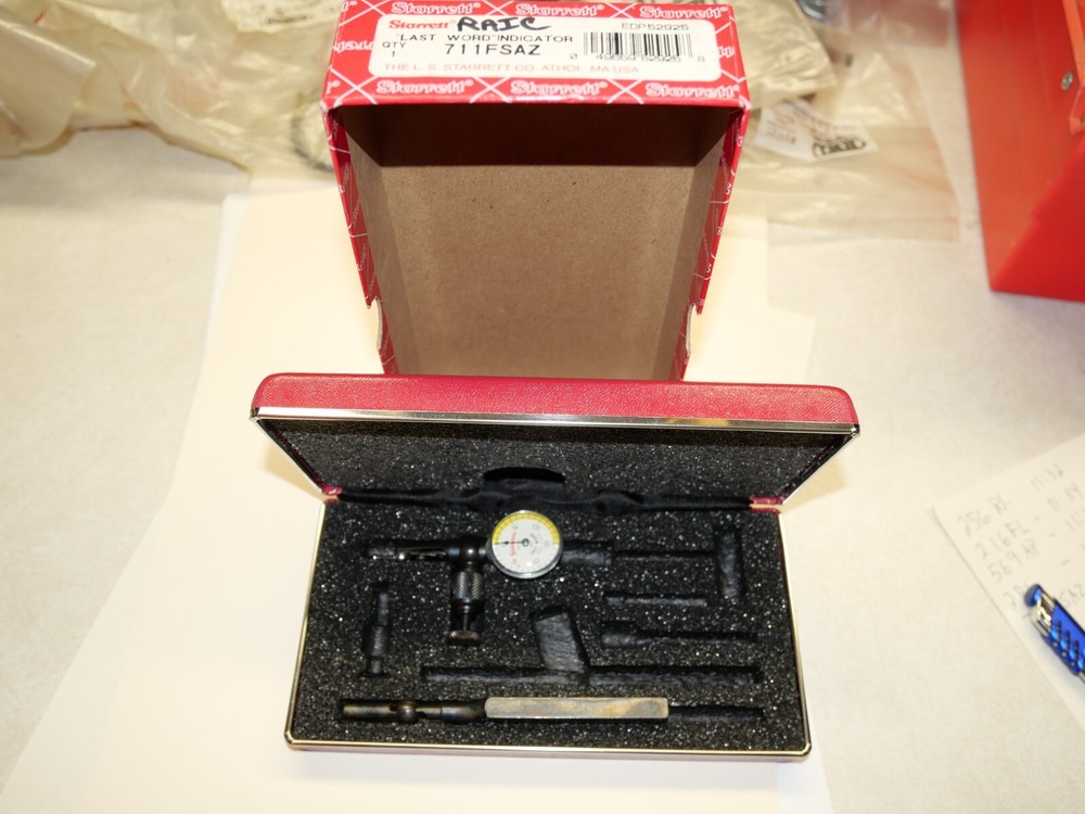 Starrett Dial Test Indicator Half Shaded Last Word 711HSAZ