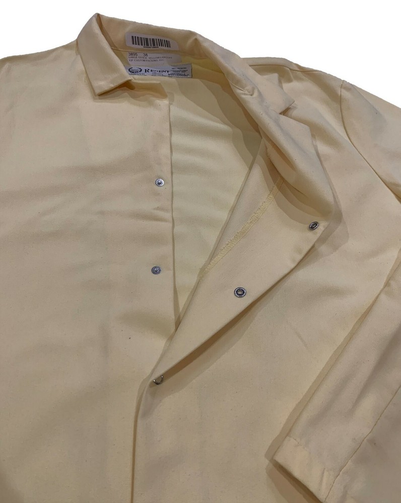 Regent Gripper-Front Spun Polyester Pocketless Lab Coat