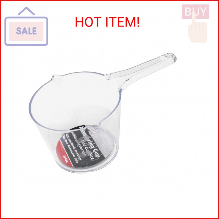 Chef Craft Select Plastic Measuring Cup, 1 Cup, Clear