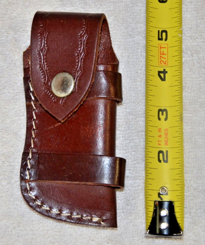 Custom Leather Bushcraft Knife Sheath