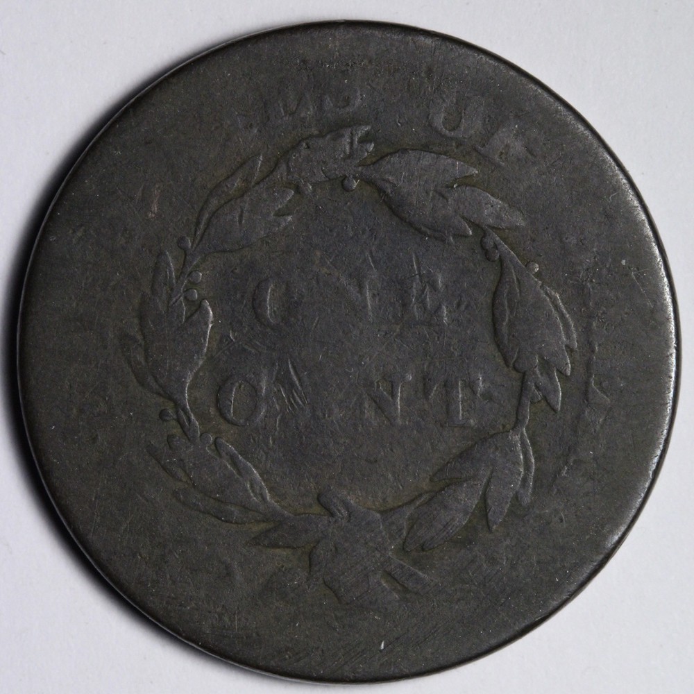 1819 Coronet Head Large Cent VG E252 AVCM