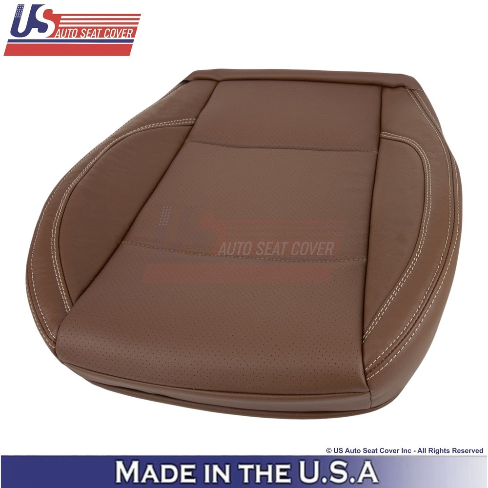2018-2019 For Subaru Outback Leather Perf. Driver Bottom Seat Cover Java Brown