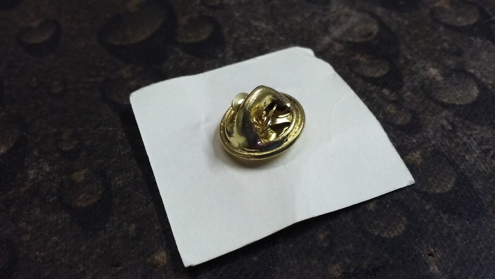 Dysan Floppy Disk vintage pin badge