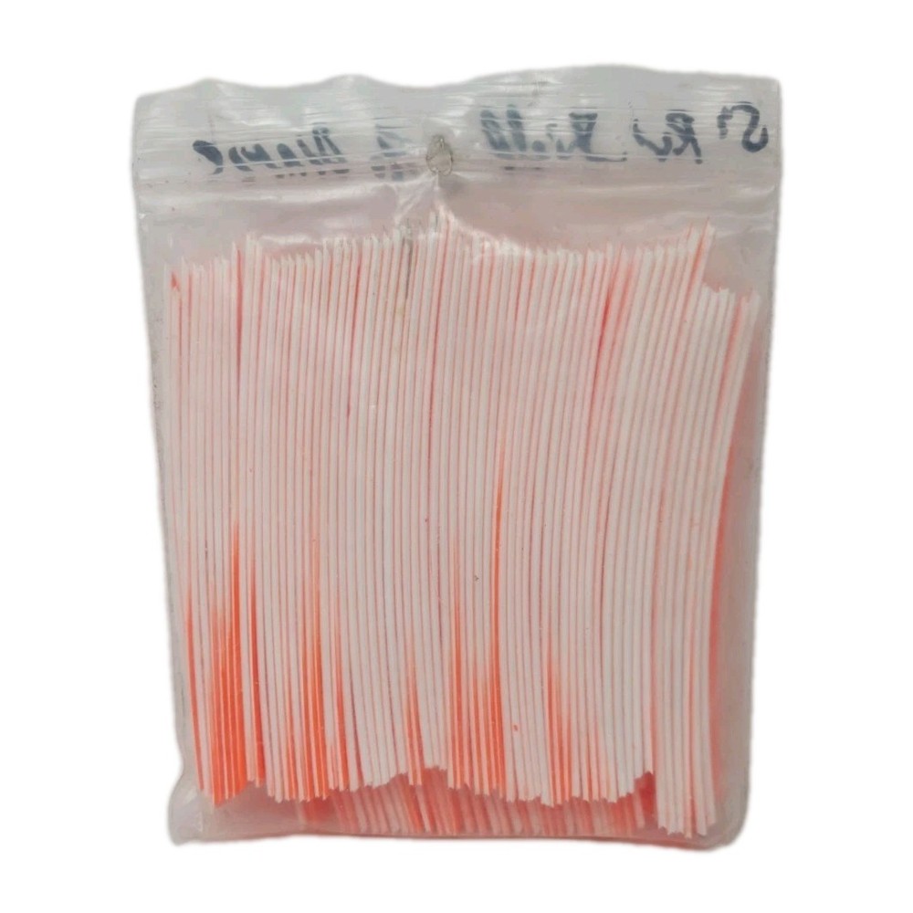 100 Pack Archery Arrow Feathers 5" Right Wing: Shield Fluorescent Flo Orange