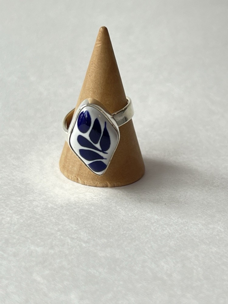 Talavera Design Ring 925 Sterling Silver Artisan Handmade