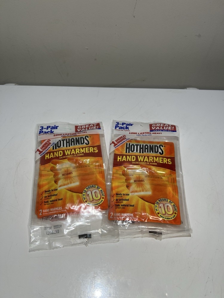NEW HotHands Hand Warmers 6 Pair Value Pack