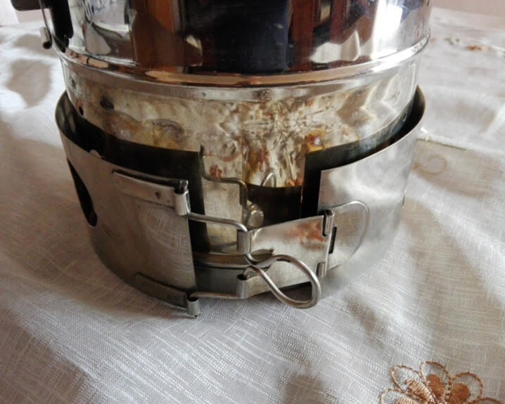 Vintage sterilization medical drum, autoclave