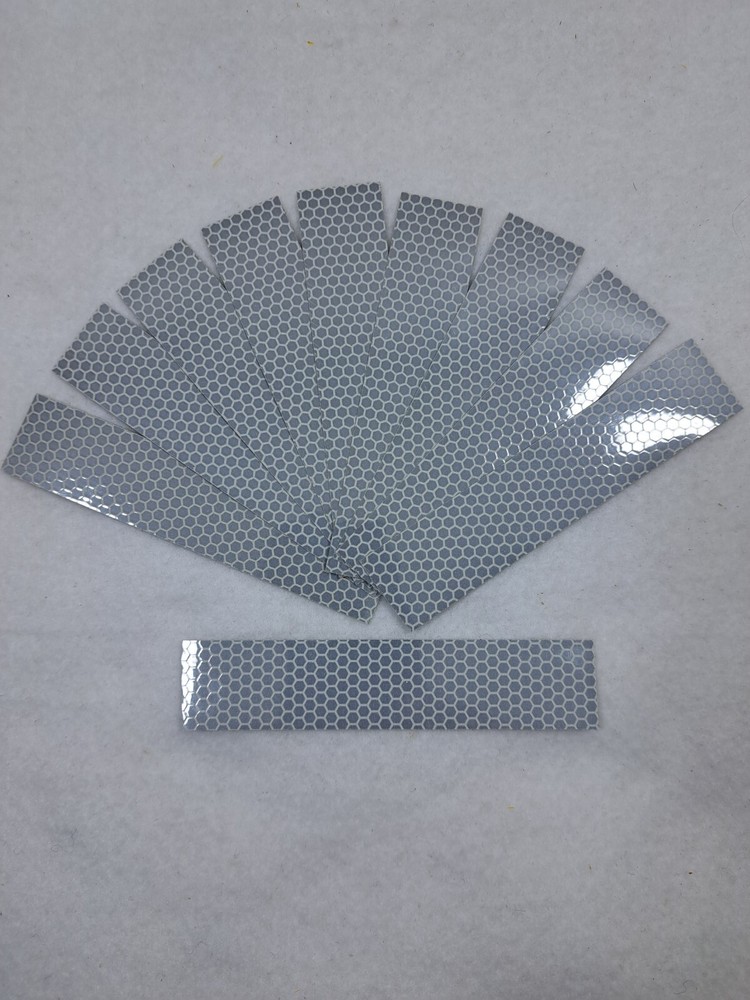 Reflective Silver Adhesive Strips, 1"x5" 10 pk.