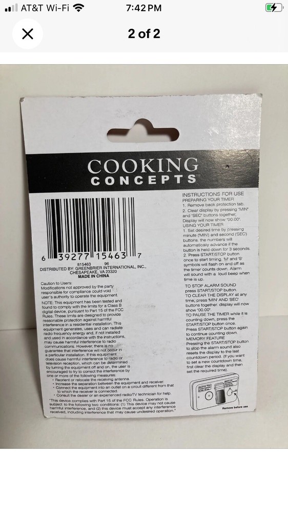 Timer Kitchen Baking Cooking Boil Eggs Electronic Kids Timeout School NEW