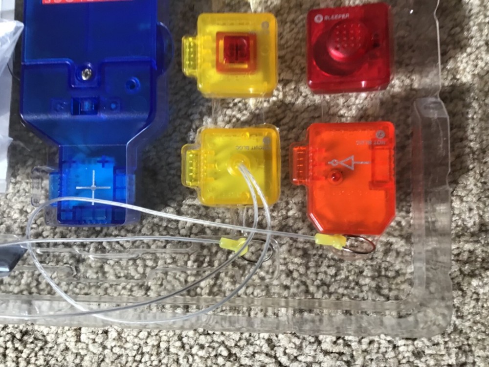 Logiblocs E-Building Blocks System Alarm Tech Electronics Kit Imagine Station 4M