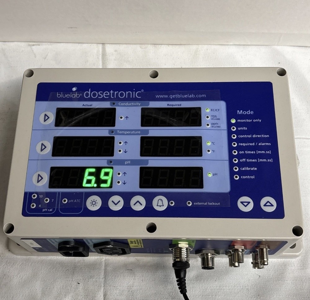 Bluelab pro controller with solenoid dosing system