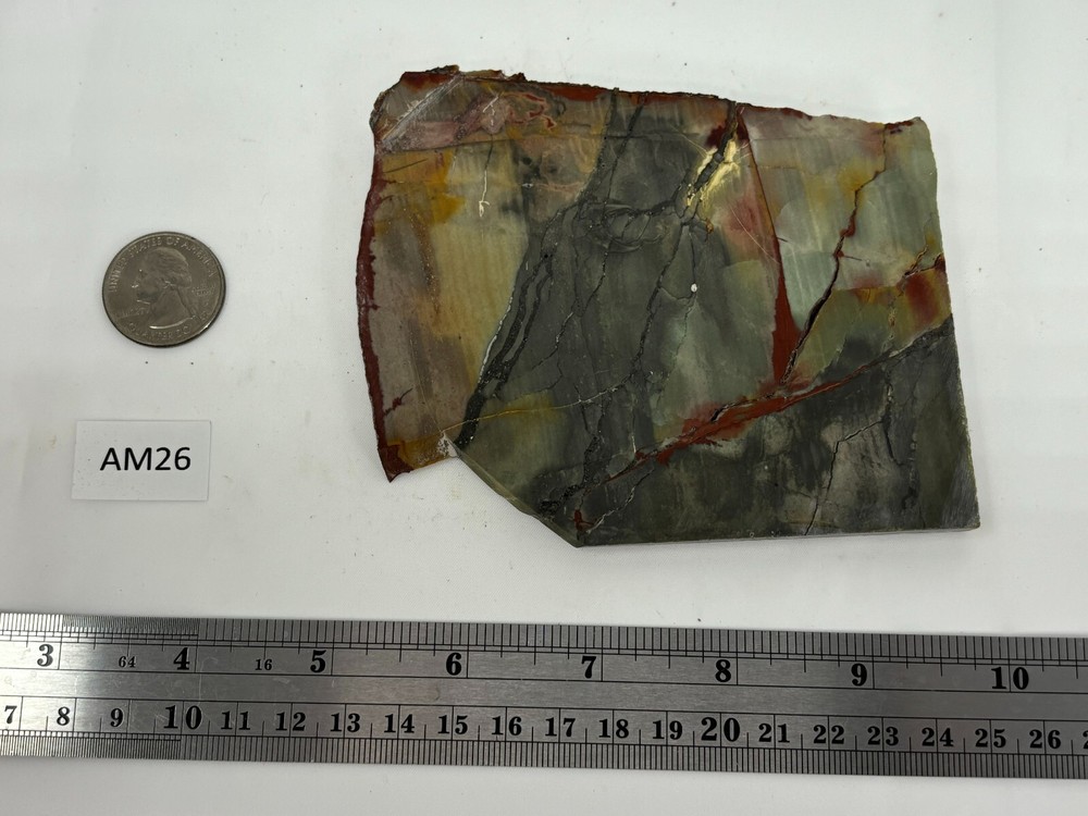 Arizona Polychrome Jasper aka Spring Jasper slab Cabbing Lapidary Combo ship avl