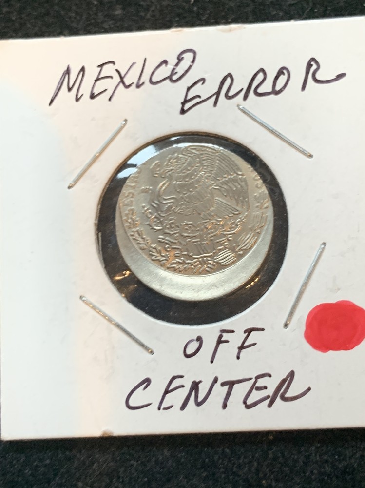 4 PC LOT MEXICO ERROR COINS. MAJOR ERRORS