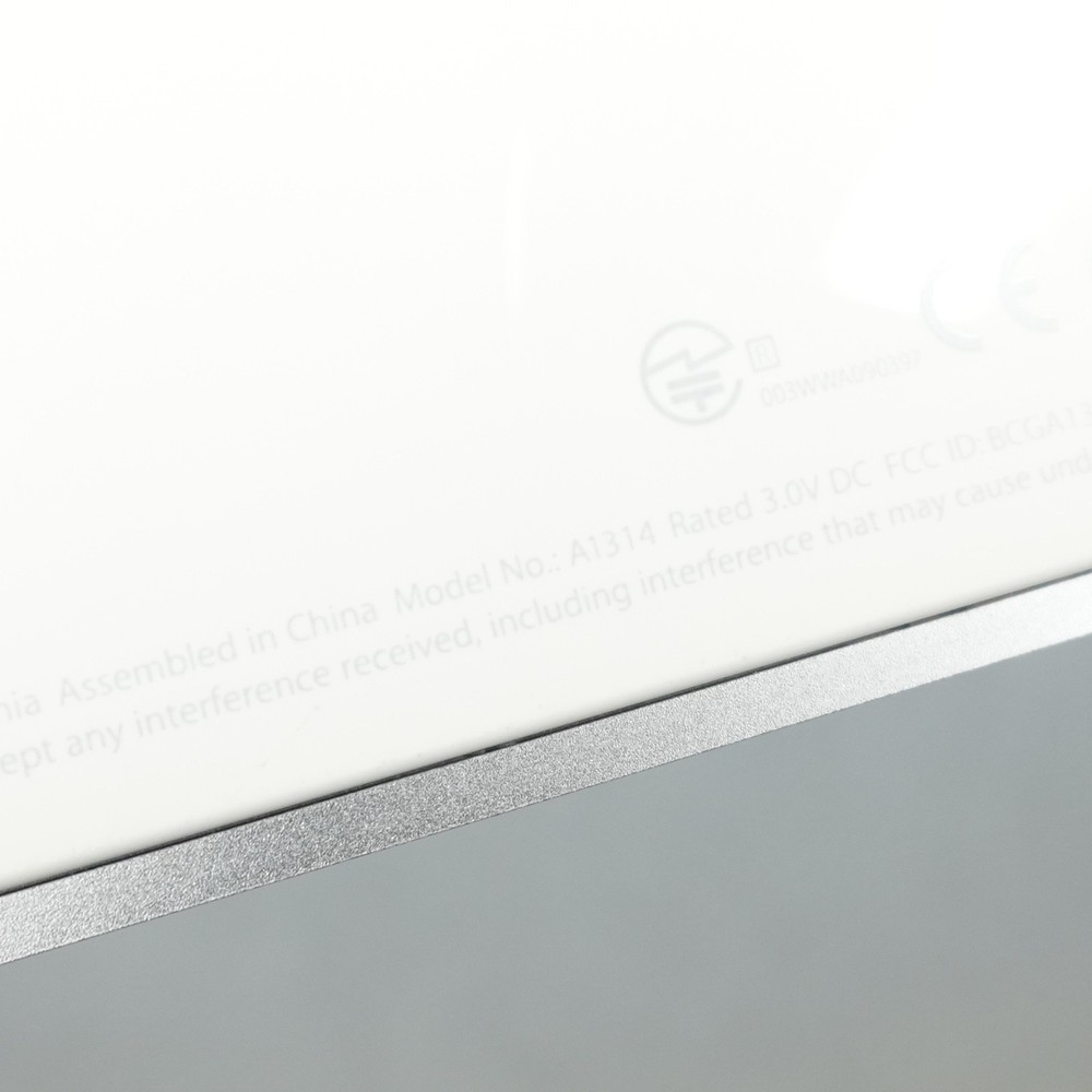 Apple A1314 & A1296 Wireless Keyboard and Mouse Combo White Silver TESTED
