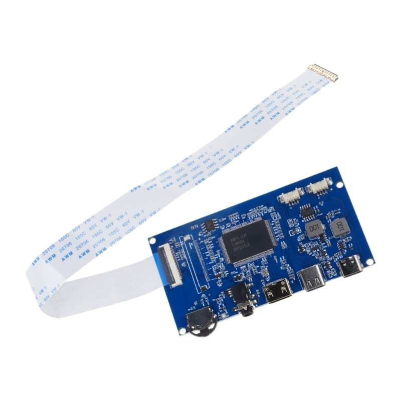 30pin EDP LCD Screen Driver Board Automatic Recognition 2-Channel with Cable