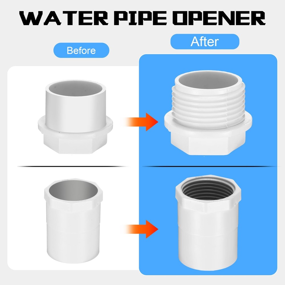 Pipe Thread Cutting Tool Integrated Internal & External Pipe Threading Tool E...